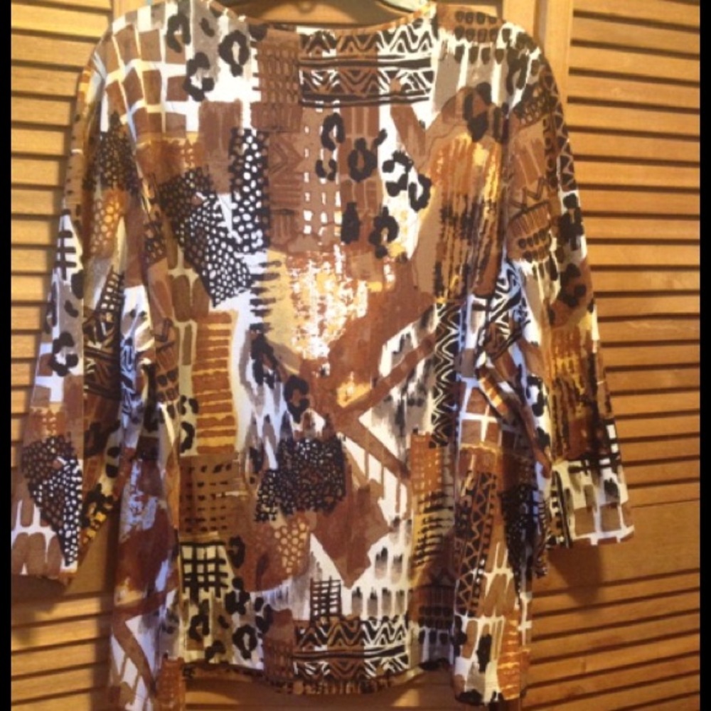 Ruby Rd. Women Tribal Top - Picture 4 of 4